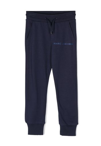 Marc Jacobs Kids Pantaloni sportivi con stampa - Blu