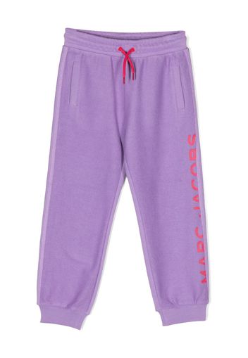 Marc Jacobs Kids Pantaloni sportivi con stampa - Viola