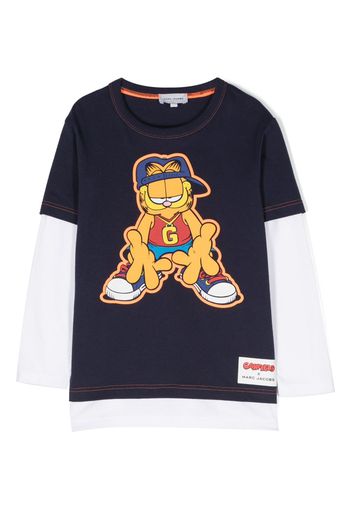 Marc Jacobs Kids T-shirt a maniche lunghe Marc Jacobs Kids x Garfield - Blu