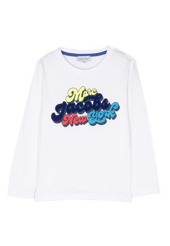 Marc Jacobs Kids logo-print long-sleeved T-shirt - Bianco