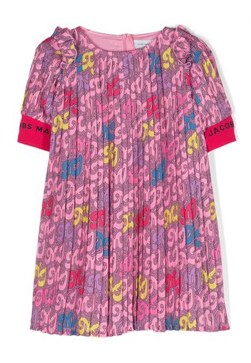 Marc Jacobs Kids Abito corto con stampa - Rosa