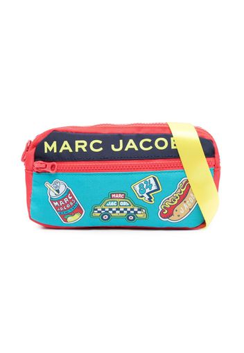 Marc Jacobs Kids Marsupio con stampa - Blu