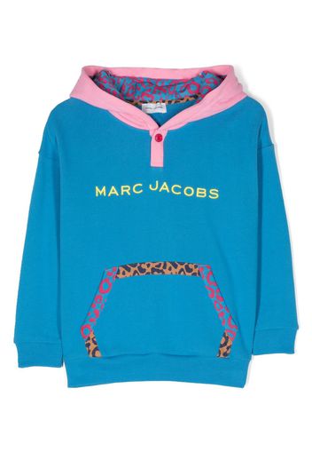 Marc Jacobs Kids Felpa con cappuccio - Blu