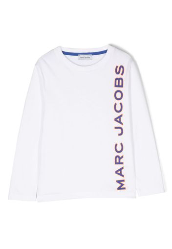 Marc Jacobs Kids T-shirt a maniche lunghe con stampa - Bianco