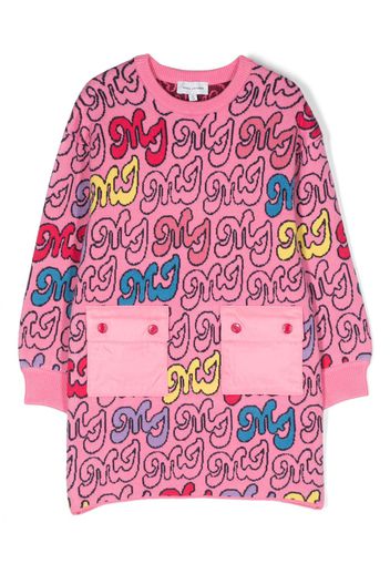 Marc Jacobs Kids Abito con logo - Rosa