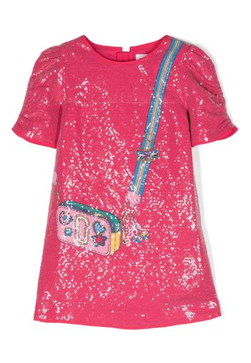 Marc Jacobs Kids Abito con stampa grafica - Rosa