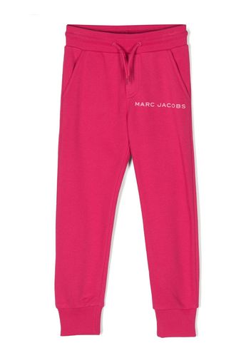 Marc Jacobs Kids Pantaloni sportivi con stampa - Rosa