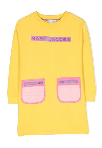 Marc Jacobs Kids Abito con applicazione - Giallo