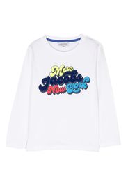 Marc Jacobs Kids logo-print long-sleeved T-shirt - Bianco