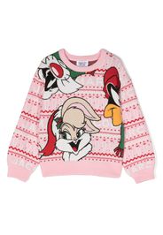 Marc Jacobs Kids Felpa con intarsio Marc Jacobs Kids x Looney Tunes - Rosa