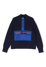 Marc Jacobs Kids Top con bottoni - Blu