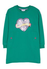 Marc Jacobs Kids Abito modello maglione con stampa - Verde