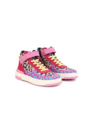 Marc Jacobs Kids Sneakers alte con stampa - Rosa