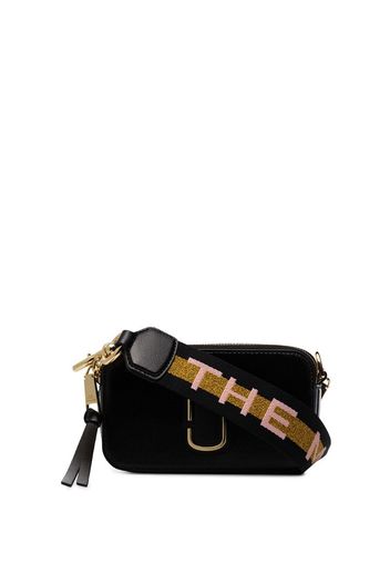 Black Snapshot two tone leather cross body bag