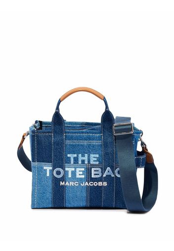 Marc Jacobs Borsa tote The Denim Mini - Blu