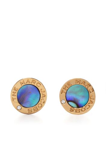 Marc Jacobs iridescent stud earrings - Oro