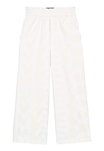 Marc Jacobs Pantaloni sportivi The Monogram a gamba ampia - Bianco