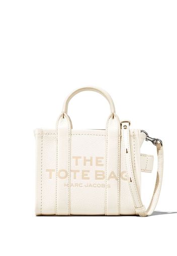 Marc Jacobs The Leather Micro Tote Bag - Bianco