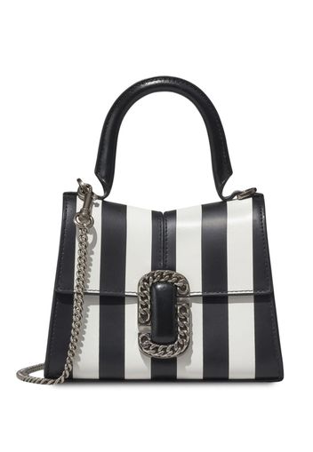 Marc Jacobs Borsa a spalla mini The Stripe - Nero