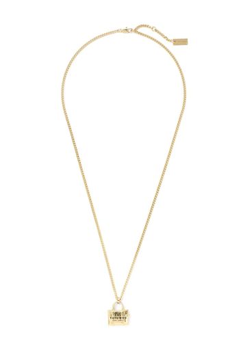 Marc Jacobs The Tote Bag necklace - Oro