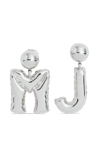 Marc Jacobs Balloon polished-finish earrings - Argento