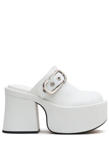 Marc Jacobs The J Marc leather clogs - Bianco