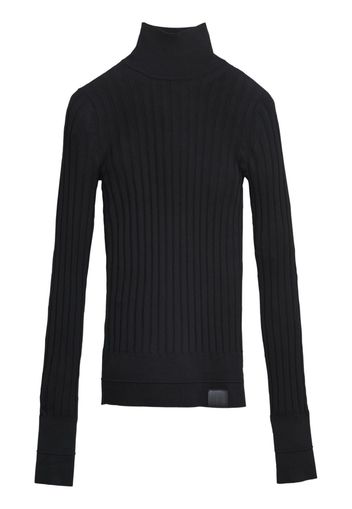 Marc Jacobs merino ribbed roll-neck jumper - Nero