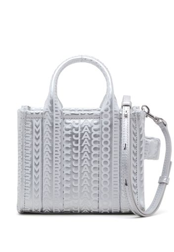 Marc Jacobs Borsa tote The Micro Monogram - Argento