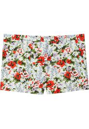 floral-print shorts