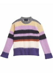 Marc Jacobs horizontal-stripe pattern long-sleeve jumper - Rosa