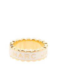 Marc Jacobs The Medallion scalloped ring - Oro