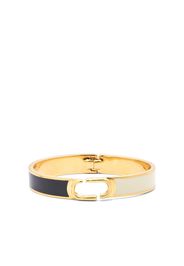 Marc Jacobs Hinge colour-block bangle - Oro