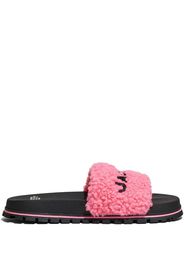 Marc Jacobs Sandali slides con logo Teddy - Rosa