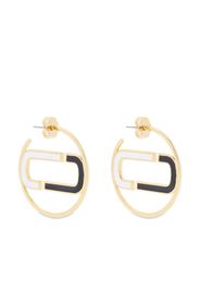 Marc Jacobs large hoop earrings - Oro