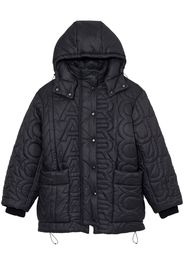 Marc Jacobs monogram-pattern quilted puffer jacket - Nero