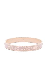 Marc Jacobs Bracciale rigido The Medallion con decorazione di cristalli - Rosa