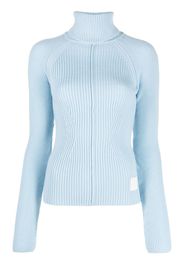 Marc Jacobs roll-neck wool-blend sweater - Blu