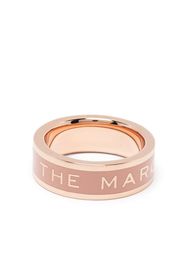 Marc Jacobs logo two-tone ring - Rosa