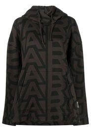 Marc Jacobs logo-print drawstring hoodie - Nero