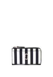 Marc Jacobs Portafoglio The Stripe con zip - Nero