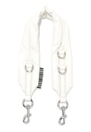 Marc Jacobs Tracolla per borsa The Leather Barcode - Bianco