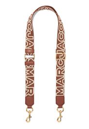 Marc Jacobs Tracolla per borsa The Thin Strap con stampa - Marrone