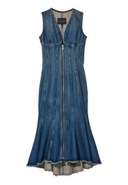 Marc Jacobs Abito Wave denim smanicato - Blu