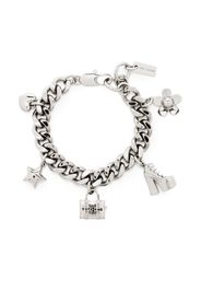 Marc Jacobs Bracciale con ciondolo Mini Icon - Argento
