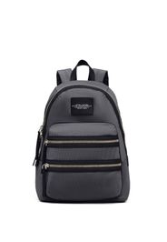 Marc Jacobs The Biker logo-patch backpack - Grigio