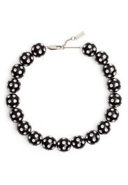 Marc Jacobs Collana a pois con cristalli - Nero