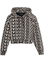 Marc Jacobs monogram-pattern cotton hoodie - Nero