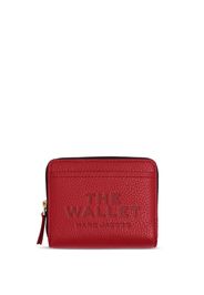 Marc Jacobs logo-print leather wallet - Rosso