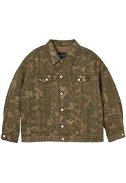 Marc Jacobs Giacca denim con stampa camouflage - Verde