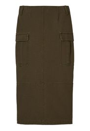 Marc Jacobs Gonna midi con tasche cargo - Verde
